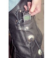 Jamin Leather® Western Leather Chaps w/Conchos #C011CC