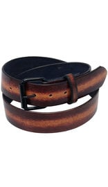 Jamin Leather® Stratocaster Handmade Heavy Sunburst Leather Belt - #BT1975SUN