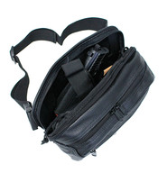 Leather Concealed Hip Pack w/Holster #FP70700GUN