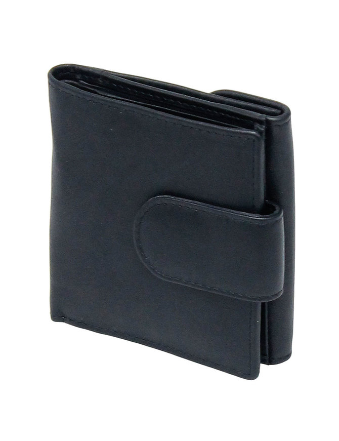 Super Thin Black Leather RFID Wallet #WL100RFIDK