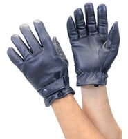 Soft Lambskin Leather Gloves Snap Cuff #G1229K