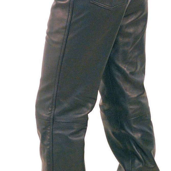 Zip Leather Halter Vest #LH0513Z - Jamin Leather®