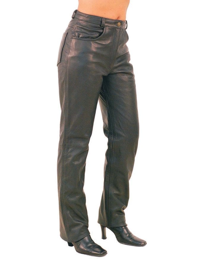 Women's Motorcycle Leather Pants #LP756K