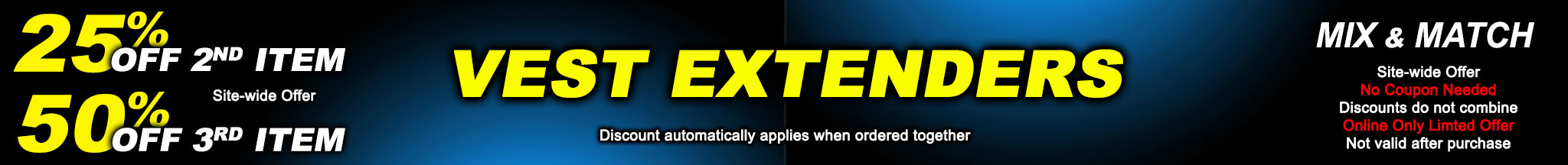 Leather Vest Extenders