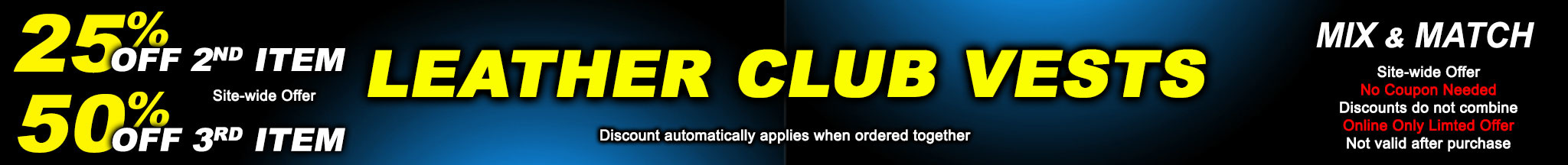 Leather Club Vests