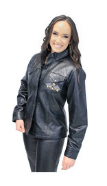 Jamin Leather® Ride Free Leather Shirt for Women #LS86533FRE