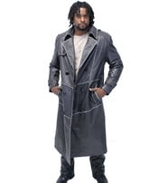 Jamin Leather® Vintage Cowhide Jamin Leather Trench Coat #MA2203D