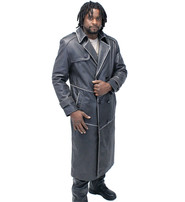 Jamin Leather® Vintage Cowhide Jamin Leather Trench Coat #MA2203D