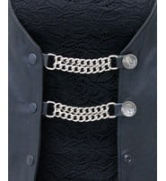 Made in USA Nickel Head Vest Chains #VC101N