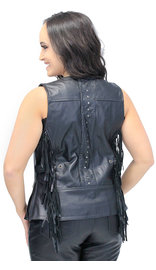 Love Lace Women's Motorcycle Leather Vest – First MFG CO – First