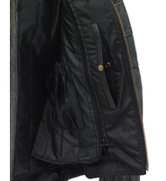 Jamin Leather® Men's Ultimate Vintage Gray Vented Racer Jacket w/Concealed  Pockets #MA6633VZGY