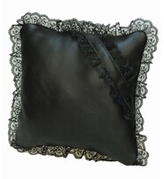 Jamin Leather®  Leather and Lace Ring Bearer Pillow #A190414