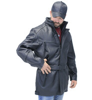 Jamin Leather® 3/4 Length Cruiser Vented Leather Jacket #M3020VZ