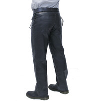 Top Side Lace Leather Pants for Men #MP804LK