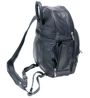 Small Round Top Zipper Backpack Purse w/Organizer #BPS3303K