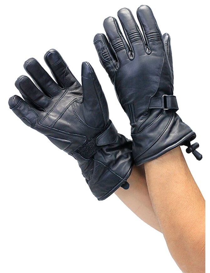 Ultra Premium Gauntlet Motorcycle Gloves #G8418NK