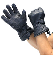 Ultra Premium Gauntlet Motorcycle Gloves #G8418NK