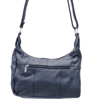 Medium Size Double Zip Top Leather Purse #P027K