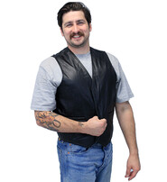 Jamin Leather® Premium Lambskin Leather Business Vest #VM418K