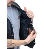 Jamin Leather® Men's Western Ultra Soft Lambskin Leather Vest #VML01