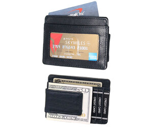 Jamin' Leather Vintage Magnetic Money Clip Wallet