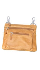 Black Leather 12 Pocket Organizer Wallet #WL110ZK - Jamin Leather®