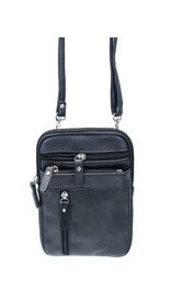 Black Cross Body Belt Pouch #P0180K