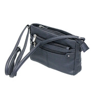 Black Long Lasting Leather Mini Purse #P0070K