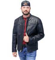 Unik Men's Vented Side Zip Scooter Jacket #M2692GZK