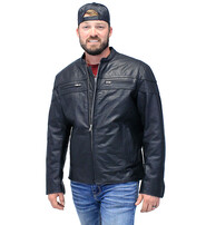 Unik Men's Vented Side Zip Scooter Jacket #M2692GZK