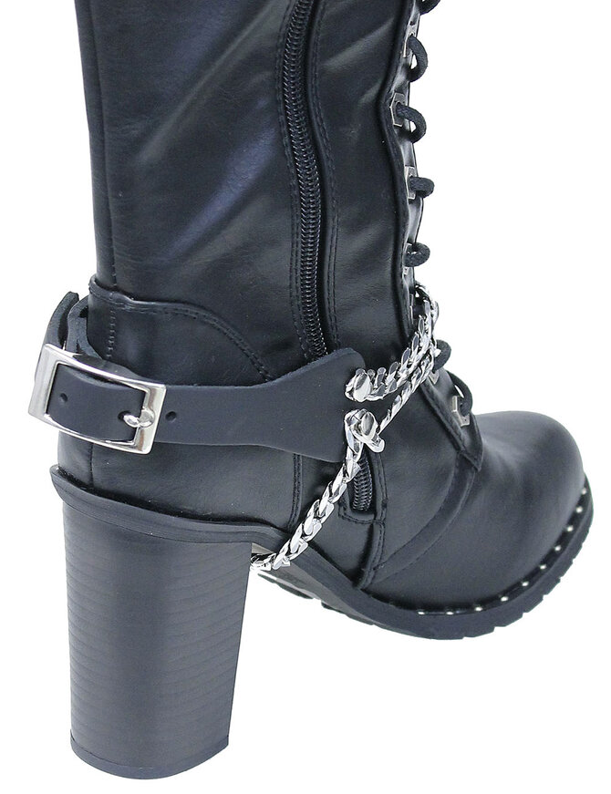Jamin Leather® Premium Boot Chains - Boot Straps #BS2306CK