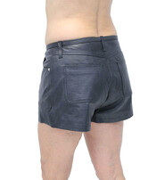 Ladies Snap Front Leather Pocket Shorts #SH31100SK