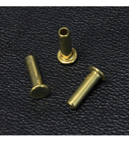 500 pcs 5/16'' x 1/2'' Brass Colored Tubular Rivets #Z5443PBR