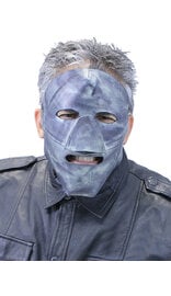 Jamin Leather® Hand Rubbed Distressed Gray Leather Mask #A2713GY