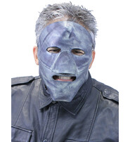 Jamin Leather® Hand Rubbed Distressed Gray Leather Mask #A2713GY