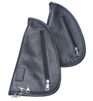 Shearling Lined Leather Pistol Case with Lock #AC9805GK