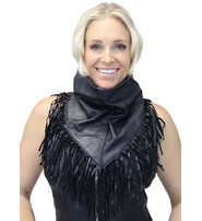 Jamin Leather® Leather Scarf with Fringe #A13060FK