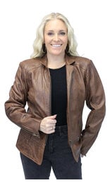 Big & Tall Leather Motorcycle Jacket #M727ZT - Jamin Leather®