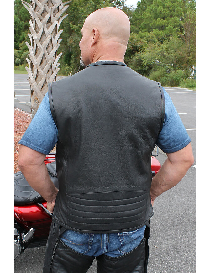 Collarless hotsell vest mens