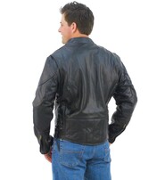 Vented Eagle Vented Leather Motorcycle Jacket #M305VZ