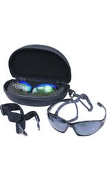 Biker Sunglass Kit Interchangable Lenses and Foam  #SG23980FSCK