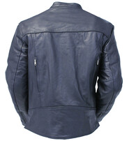 Unik Men's Vented Café Racer Motorcycle Jacket w/Concealed Pocket #M6638VZGK