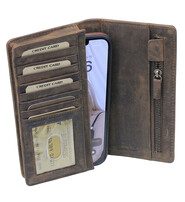 Oil Tanned Premium Cell Phone Wallet #W51355CELN
