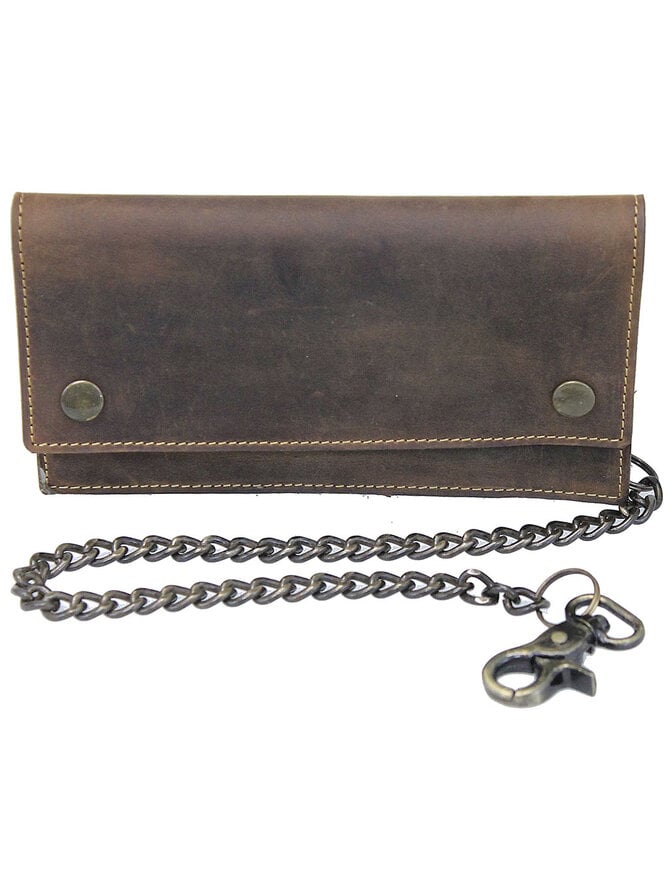 RFID Large Trucker Wallet with Chain and Claw Clip #WC51356NID