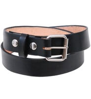 Jamin Leather® 8-9 oz Heavy Black Leather Belt With Removable Buckle - #BT1979K