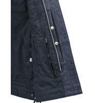 Men's Side Lace Buffalo Leather Club Vest w/1 Piece Back #VM685BSF