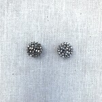 Mina Danielle Diamond Sapphire Cut Round Earrings