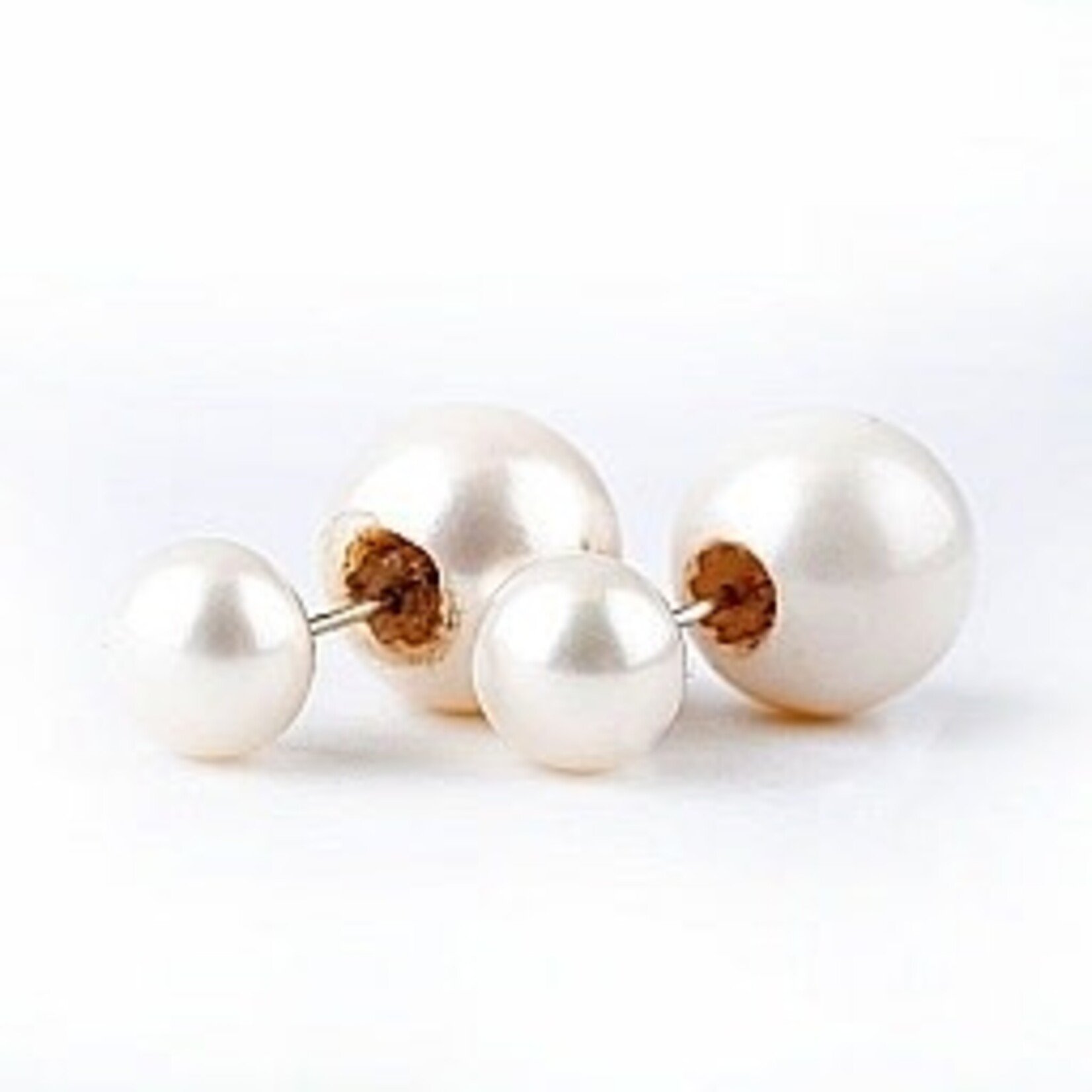 Mina Danielle Dior Double Pearl Earring