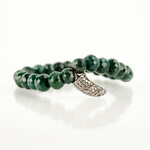 Mina Danielle **KYLE RICHARD'S UMANSKY** Emerald & Pave Diamond Horn Stretch Bracelet