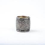 Mina Danielle Pave Diamond Cigar Band Ring